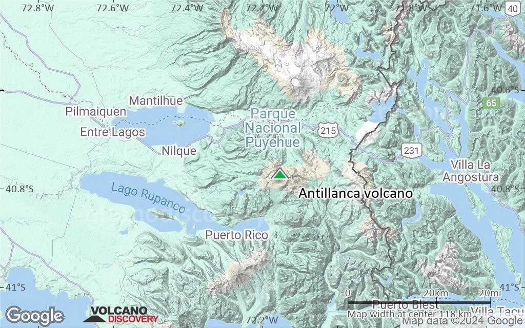 Terrain-type map of Antillanca volcano (local scale small)