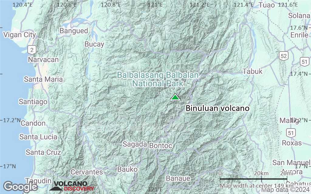Terrain-type map of Binuluan volcano (local scale small)