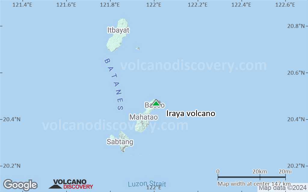 Terrain-type map of Iraya volcano (local scale small)
