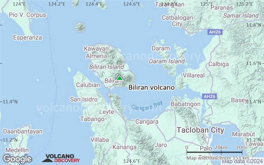 Terrain-type map of Biliran volcano (local scale small)