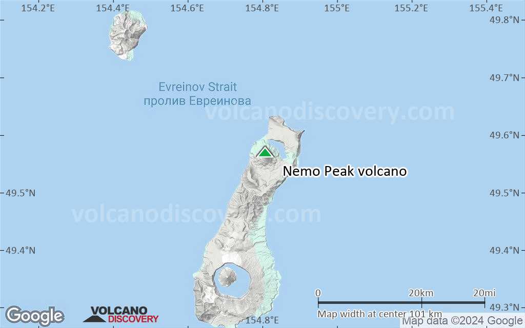Terrain-type map of Nemo Peak volcano (local scale small)