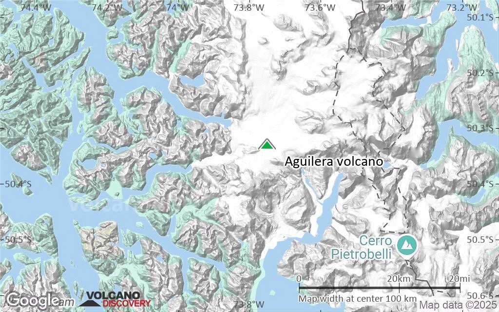 Terrain-type map of Aguilera volcano (local scale small)