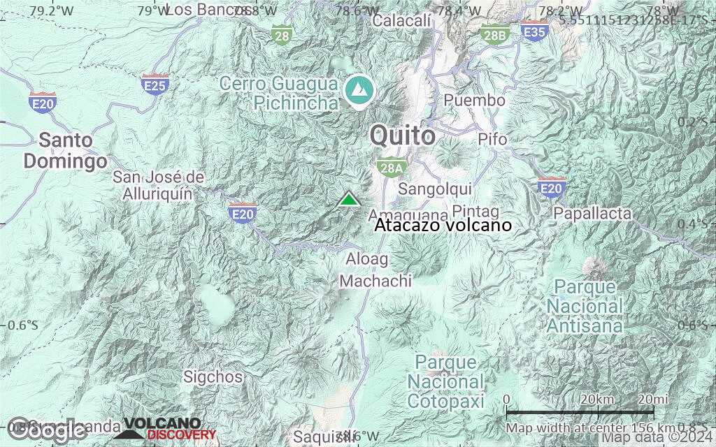 Terrain-type map of Atacazo volcano (local scale small)