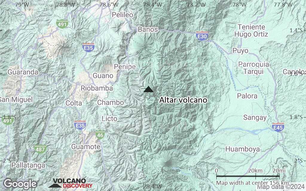 Terrain-type map of Altar volcano (local scale small)