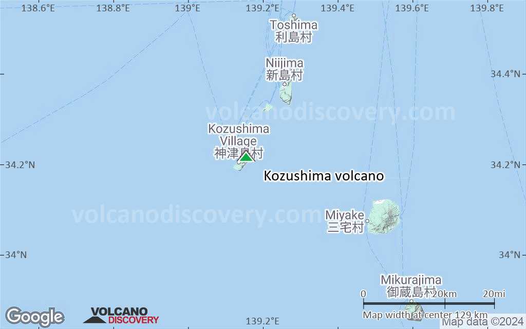 Terrain-type map of Kozushima volcano (local scale small)