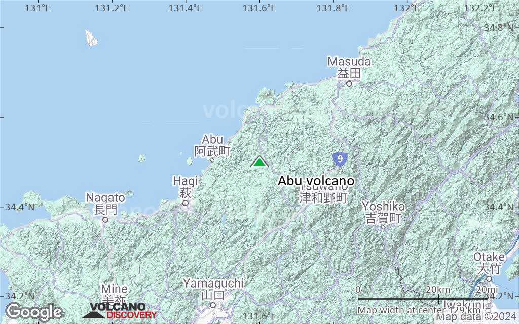 Terrain-type map of Abu volcano (local scale small)