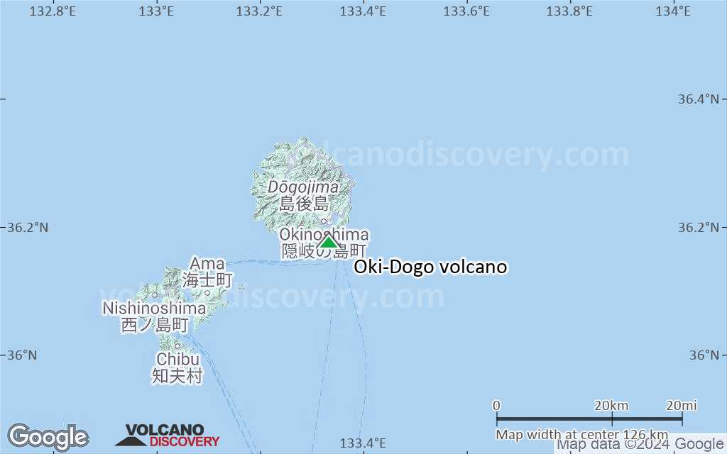 Terrain-type map of Oki-Dogo volcano (local scale small)