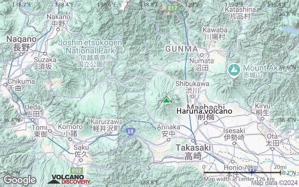 Terrain-type map of Haruna volcano (local scale small)