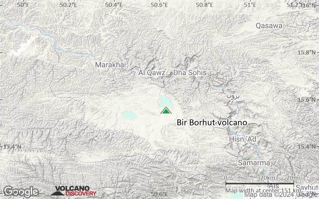 Terrain-type map of Bir Borhut volcano (local scale small)