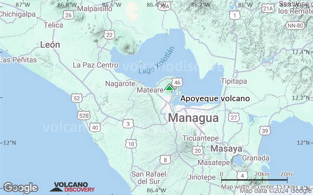 Terrain-type map of Apoyeque volcano (local scale small)