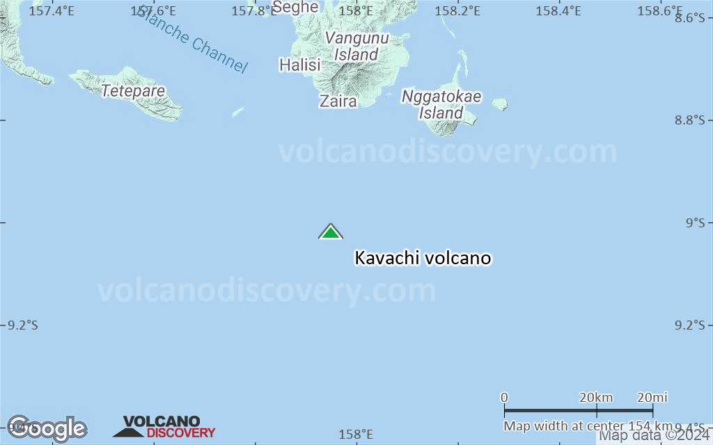 Terrain-type map of Kavachi volcano (local scale small)