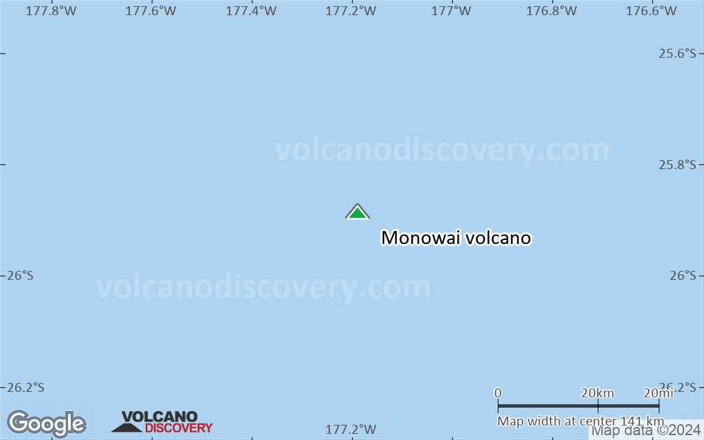 Terrain-type map of Monowai volcano (local scale small)