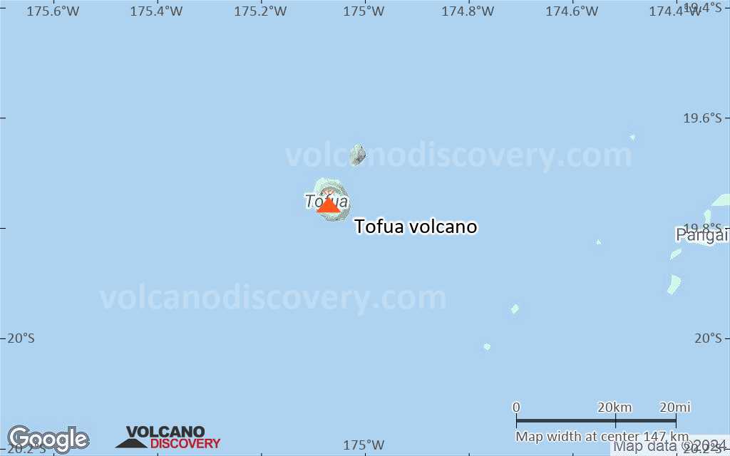 Terrain-type map of Tofua volcano (local scale small)