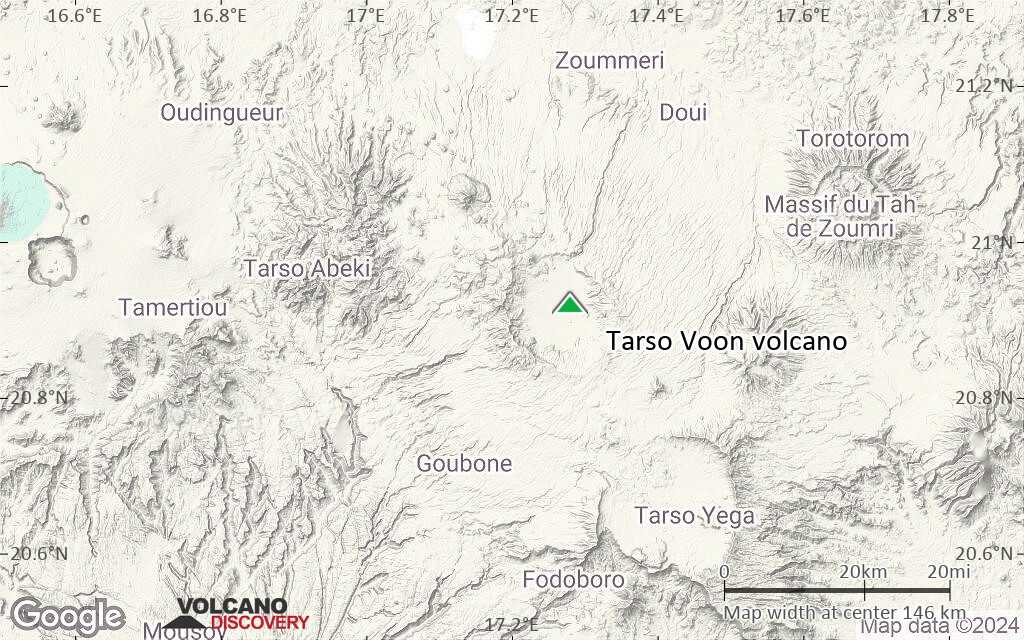 Terrain-type map of Tarso Voon volcano (local scale small)