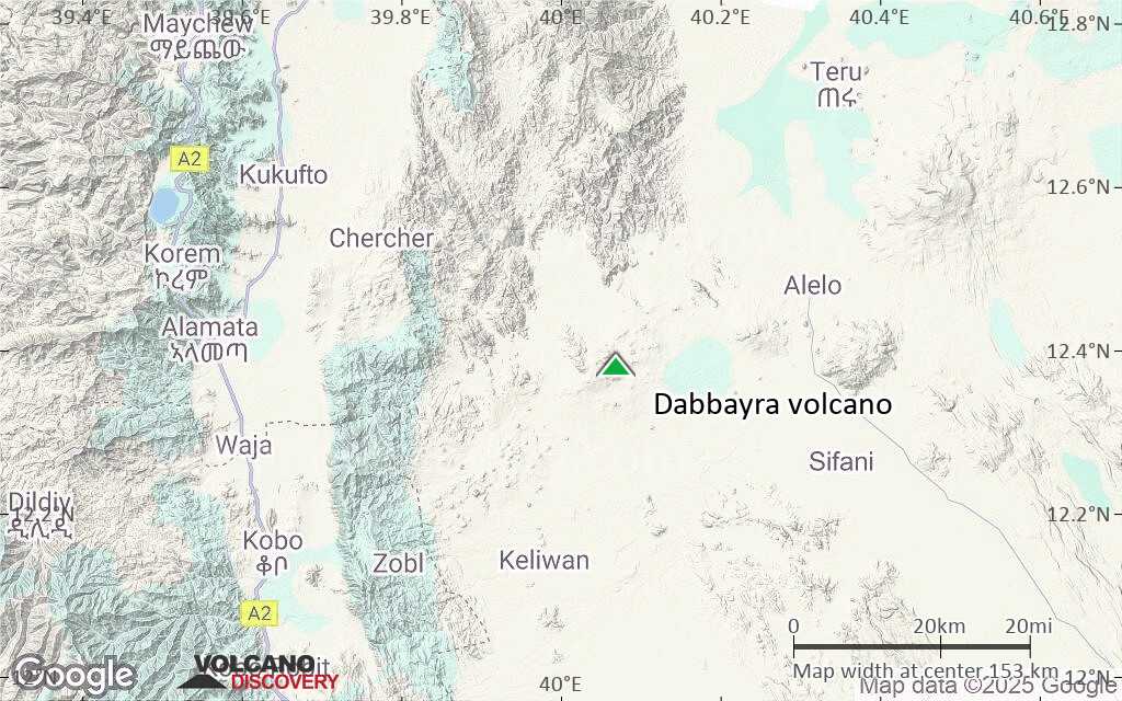 Terrain-type map of Dabbayra volcano (local scale small)