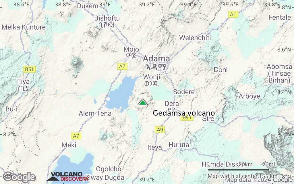 Terrain-type map of Gedamsa volcano (local scale small)