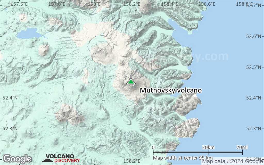 Terrain-type map of Mutnovsky volcano (local scale small)