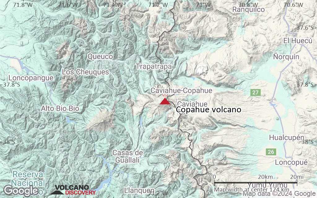 Terrain-type map of Copahue volcano (local scale small)