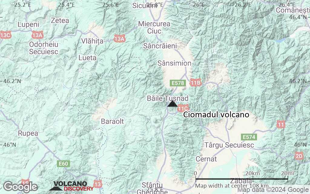 Terrain-type map of Ciomadul volcano (local scale small)