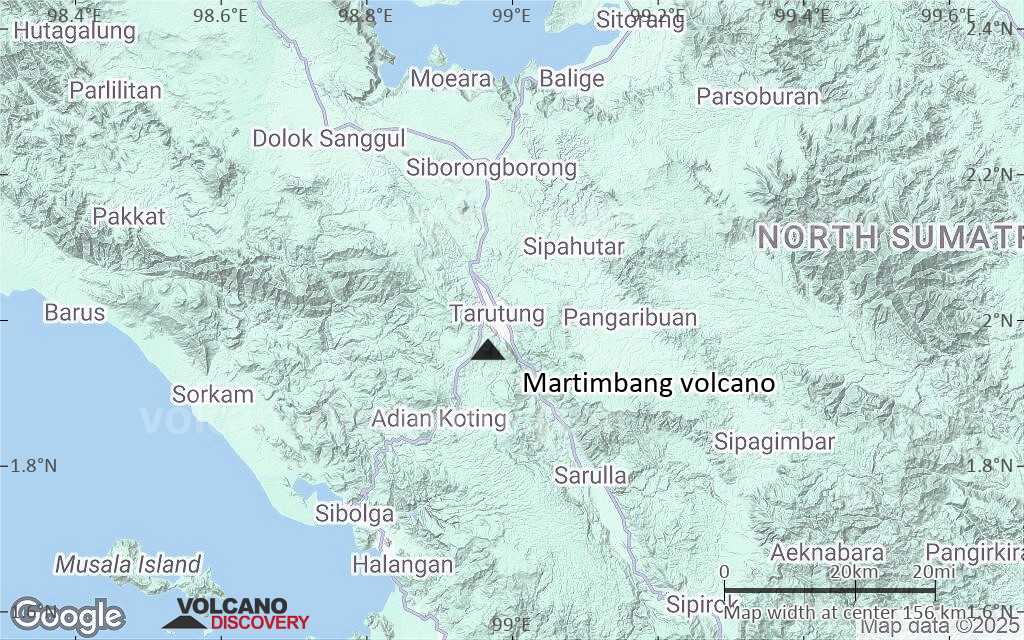 Terrain-type map of Martimbang volcano (local scale small)
