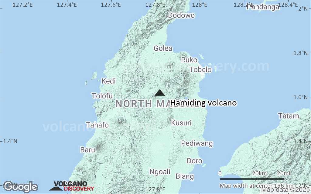 Terrain-type map of Hamiding volcano (local scale small)