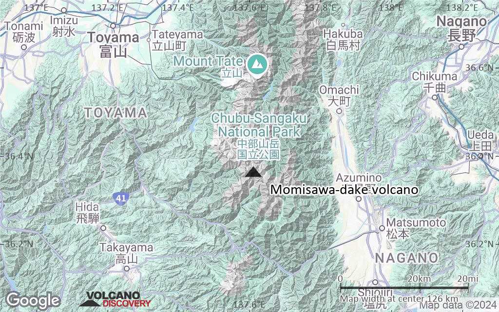 Terrain-type map of Momisawa-dake volcano (local scale small)