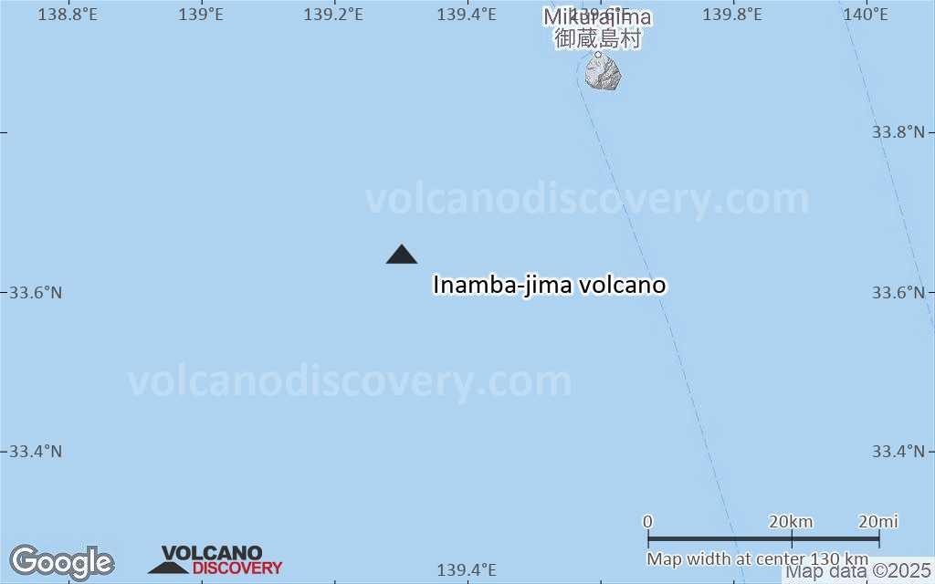 Terrain-type map of Inamba-jima volcano (local scale small)