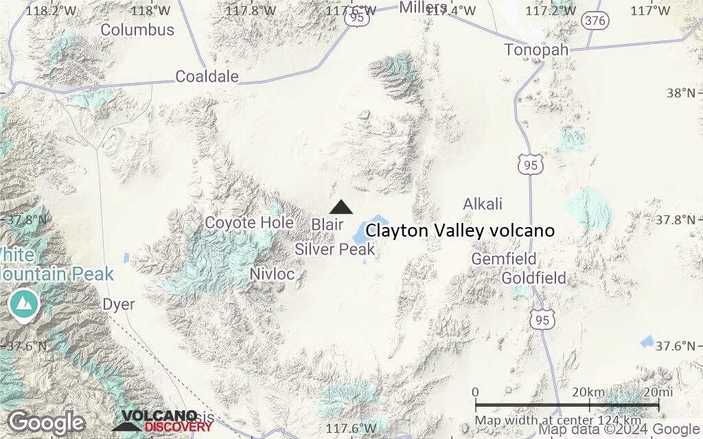 Terrain-type map of Clayton Valley volcano (local scale small)