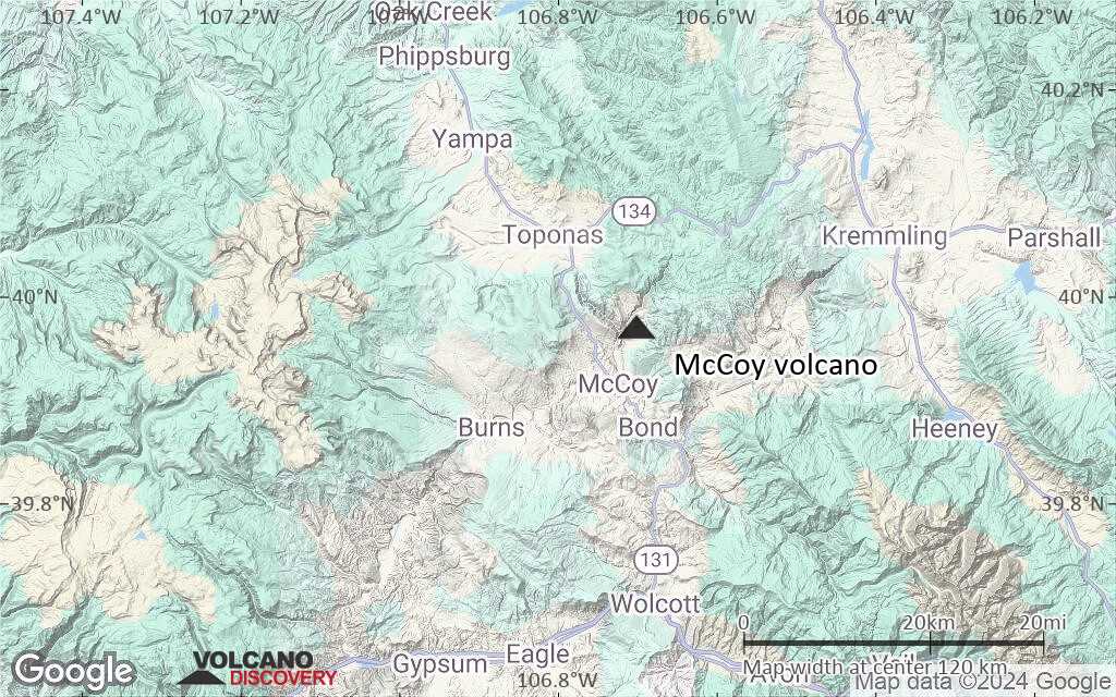 Terrain-type map of McCoy volcano (local scale small)
