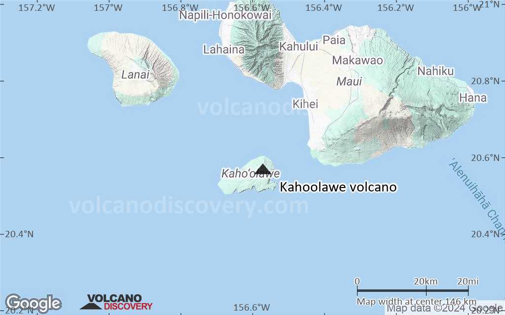 Terrain-type map of Kahoolawe volcano (local scale small)