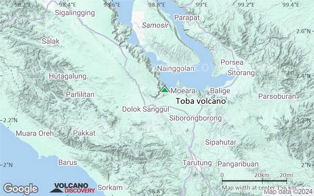 Terrain-type map of Toba volcano (local scale small)