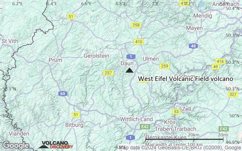 Terrain-type map of West Eifel Volcanic Field volcano (local scale small)