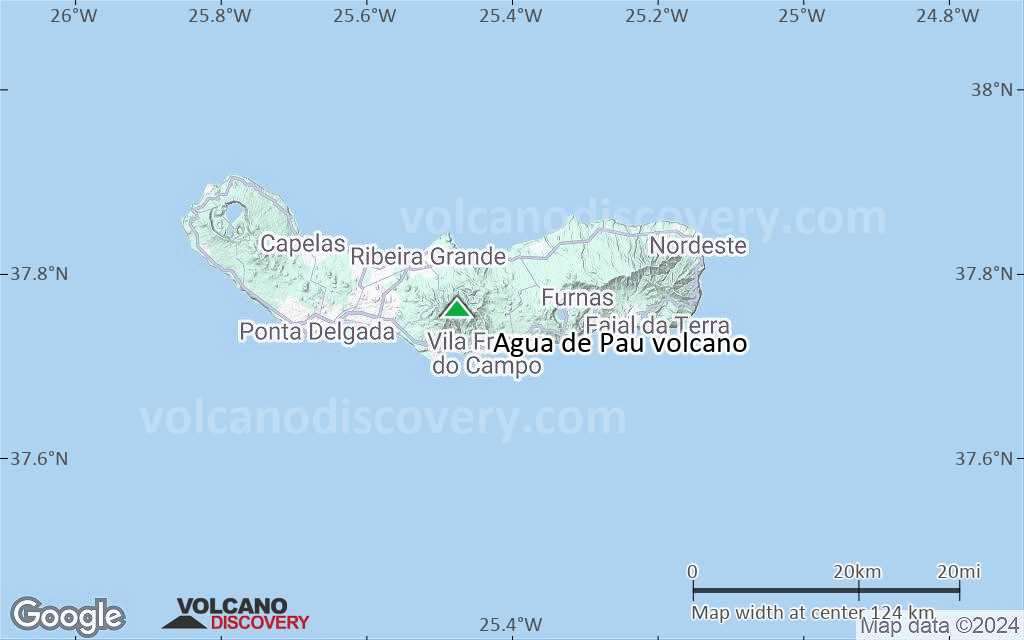 Terrain-type map of Agua de Pau volcano (local scale small)