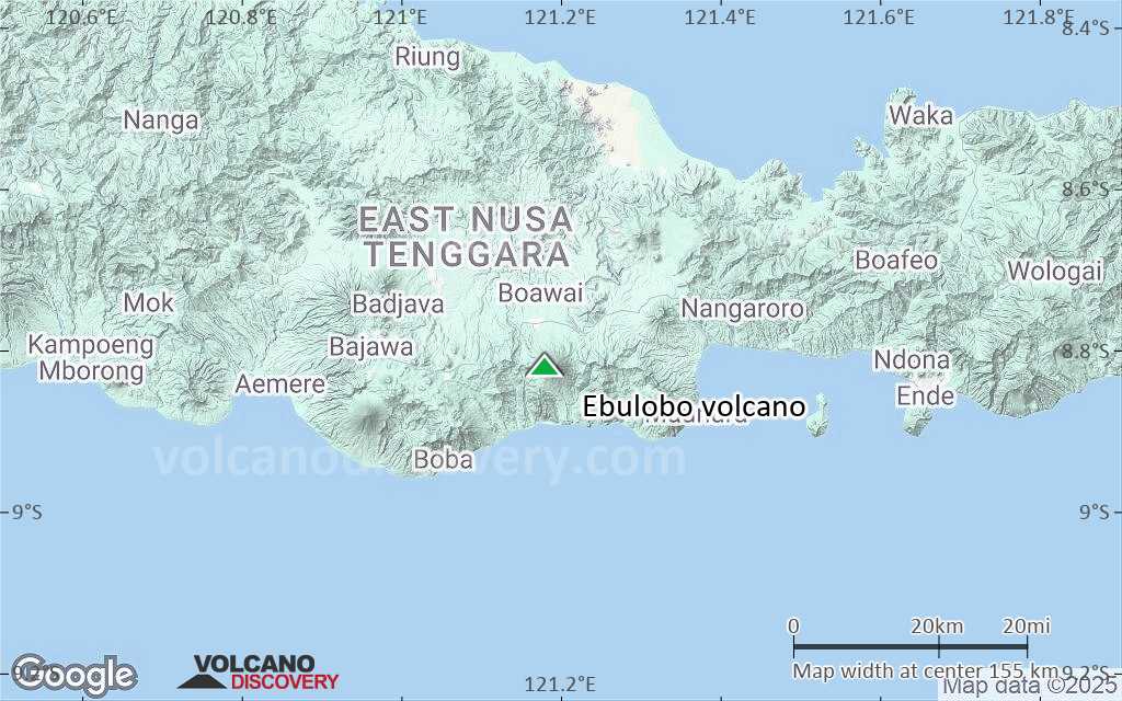Terrain-type map of Ebulobo volcano (local scale small)