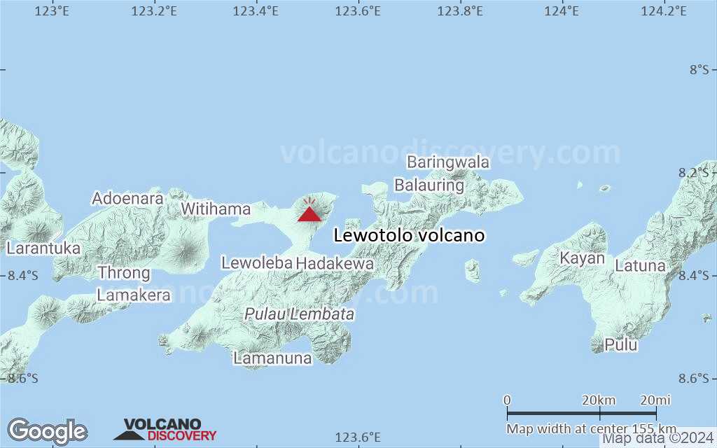 Terrain-type map of Lewotolo volcano (local scale small)