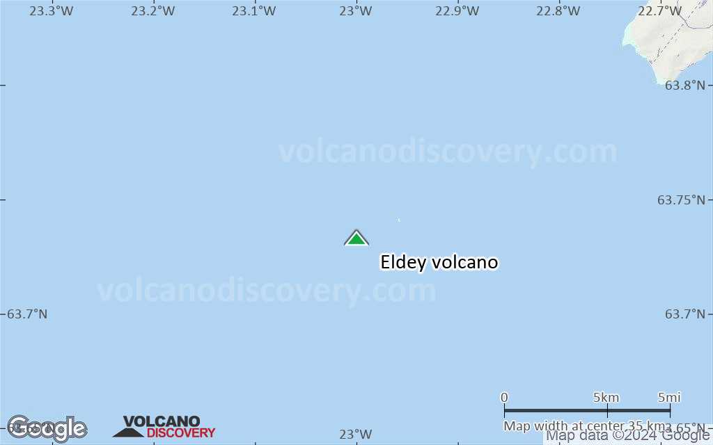 Terrain-type map of Eldey volcano (scale of 10s of km)