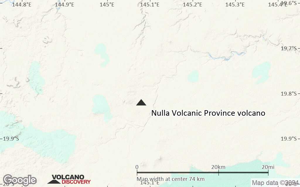 Terrain-type map of Nulla Volcanic Province volcano (scale of 10s of km)