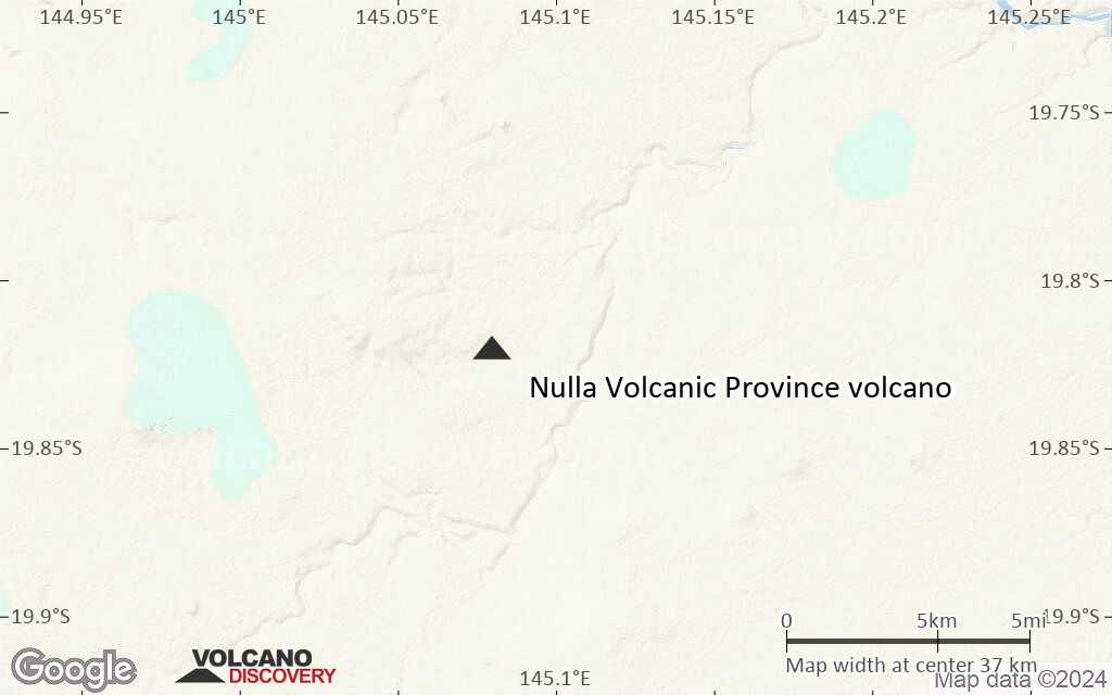 Terrain-type map of Nulla Volcanic Province volcano (scale of 20-40 km)