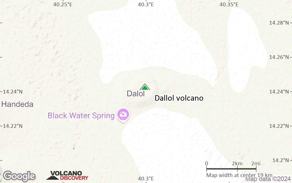 Terrain-type map of Dallol volcano (scale of approx. 10-20 km)