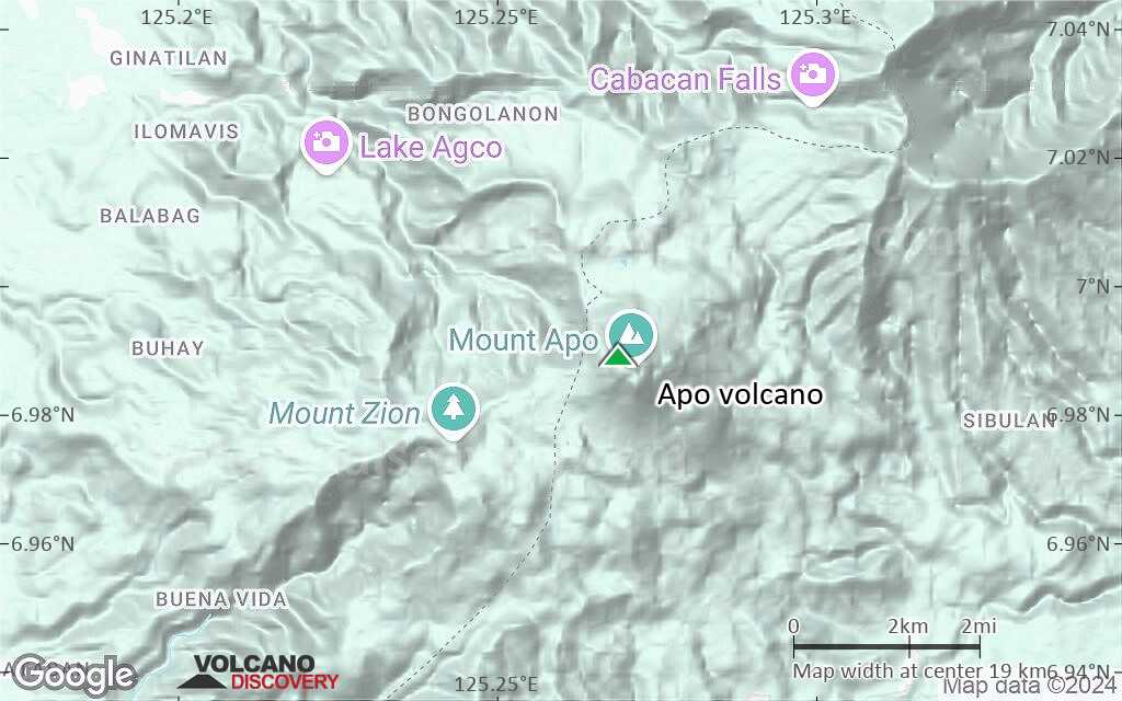 Terrain-type map of Apo volcano (scale of approx. 10-20 km)