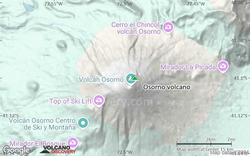 Terrain-type map of Osorno volcano (scale of approx. 10-20 km)