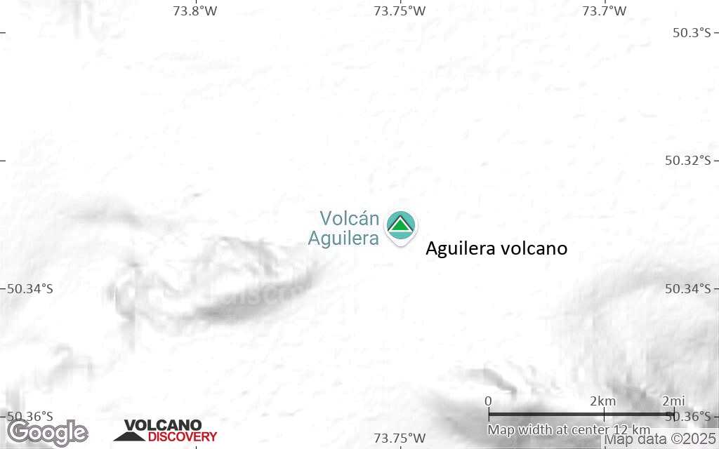 Terrain-type map of Aguilera volcano (scale of approx. 10-20 km)