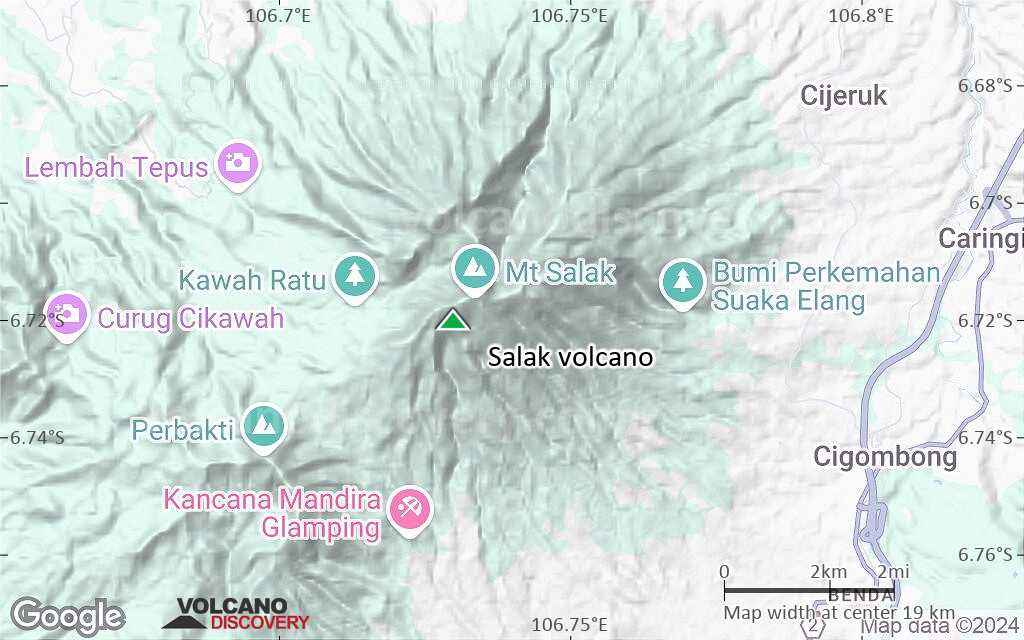 Terrain-type map of Salak volcano (scale of approx. 10-20 km)