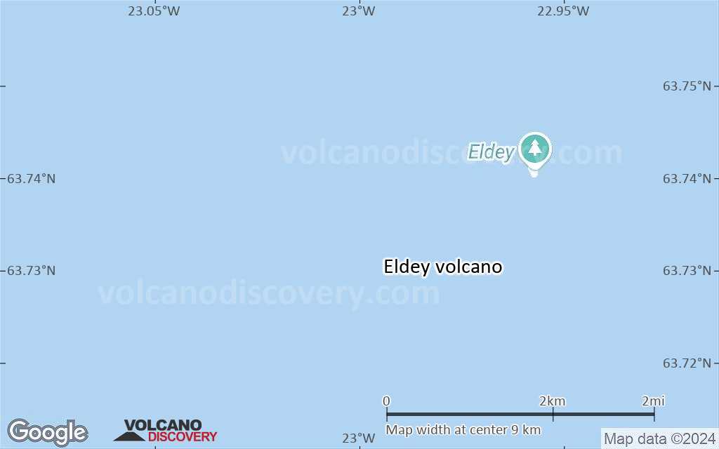 Terrain-type map of Eldey volcano (scale of approx. 10-20 km)