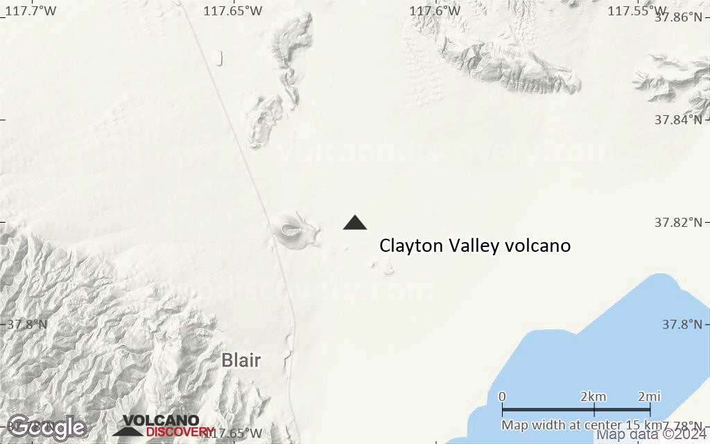 Terrain-type map of Clayton Valley volcano (scale of approx. 10-20 km)
