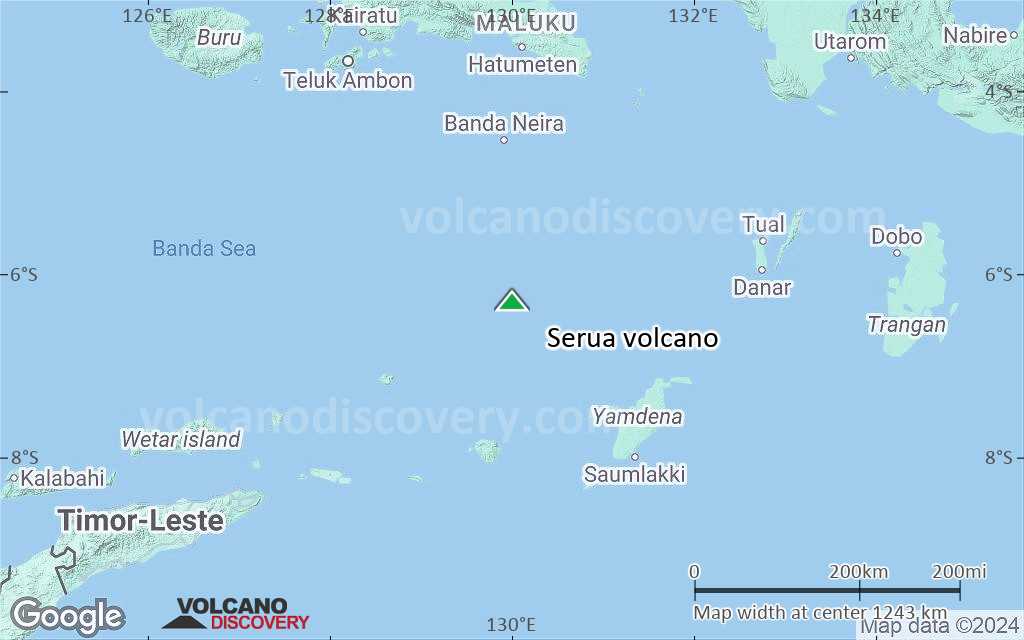 Terrain-type map of Serua volcano (region scale small)