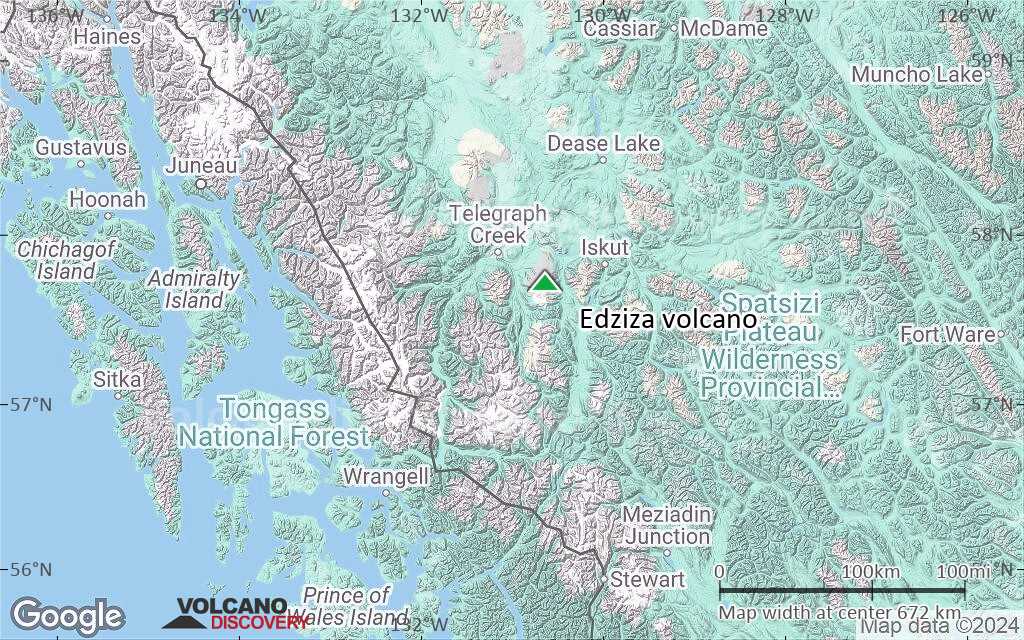 Terrain-type map of Edziza volcano (region scale small)