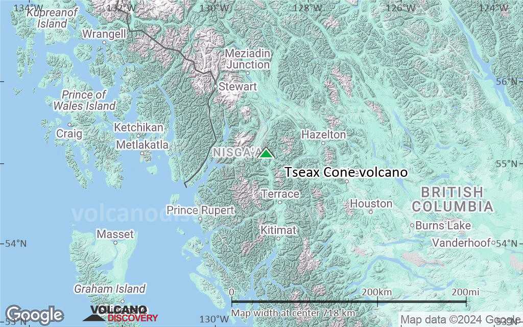 Terrain-type map of Tseax Cone volcano (region scale small)