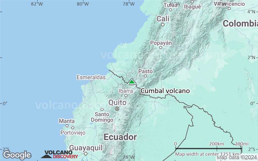 Terrain-type map of Cumbal volcano (region scale small)