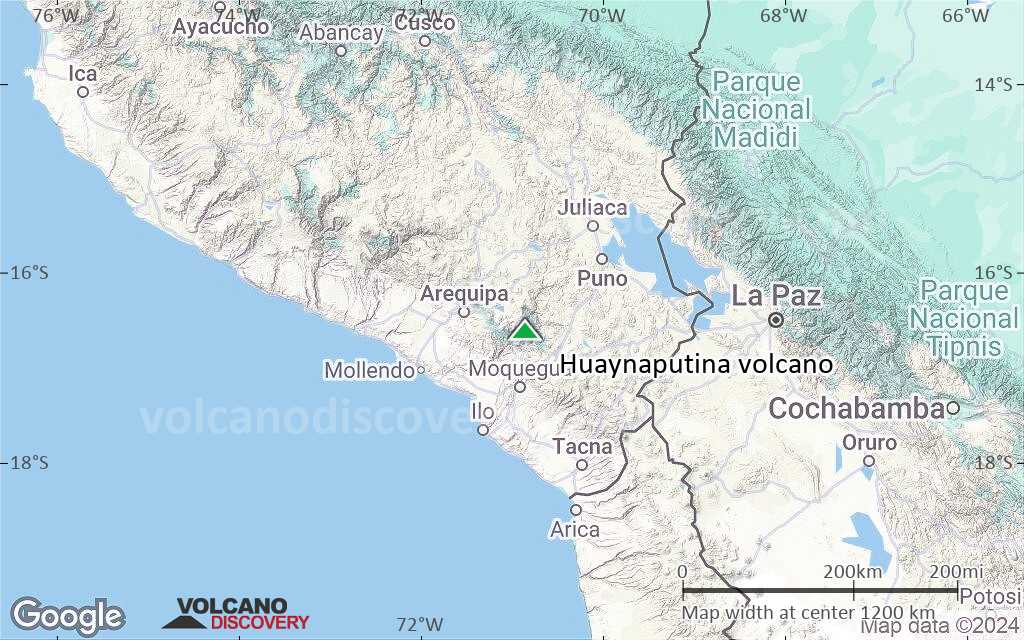 Terrain-type map of Huaynaputina volcano (region scale small)